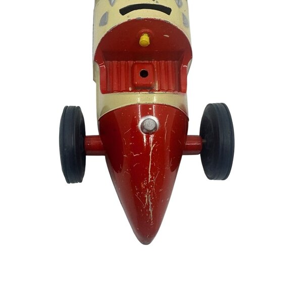 Vintage Renwal Ferrari Racer Tin Toy Car True Scale Replica Grand Prix Model USA - Picture 15 of 16